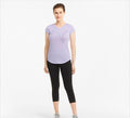 PUMA Train Favorite Heather Cat Tee - Sportshirt Dames - Korte mouw - Wit (XS)