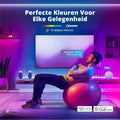Lideka® - LED strip 10 Meter - RGB-IC - Dreamcolor - App bediening - 16 miljoen kleuren (2 stuks)
