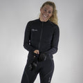 Rogelli Benice 2.0 - Fietsshirt - Lange Mouwen - Fleece - Zwart - Maat XL