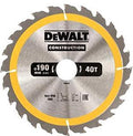 DeWalt DT1945 Cirkelzaagblad - 190 x 30 x 40T - Hout en Non-ferro metaal