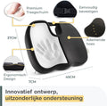 COMFYCENTRE® Zitkussen - Orthopedisch Wigkussen - Ergonomisch Traagschuim - Zwart