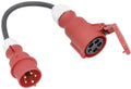 AS Schwabe 61376 Stroom Adapterkabel 16 A Zwart 0.3 m H07RN-F 5G 2,5 mm²