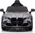 BMW M4 Kinderauto Grijs | 12V