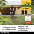 Dual Power Accu-grasmaaier POWDPG75610 - 40 V, 420 mm Ø grasmaaier, zonder accu en lader, met grasopvangbak en achteruitworp