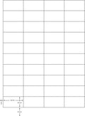 Q-CONNECT etiketten, wit, rechte hoeken, 48,5 x 25,4 mm, 100 vel, 40 etiketten per vel