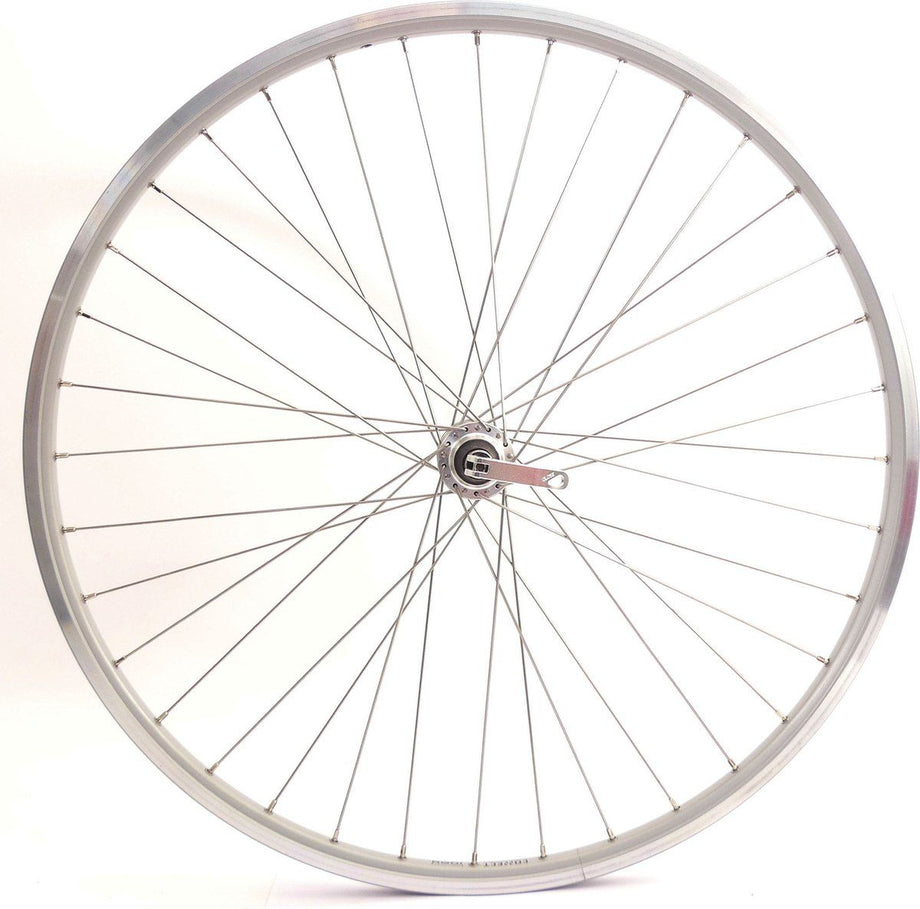 Achterwiel Rodi Connect 28 / 8/9/10 speed / 622 x 19 / met snelspanner en RVS spaken - zilver