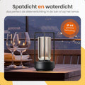Goliving Tafellamp - Oplaadbaar - Dimbaar - Zwart - 17.5 cm