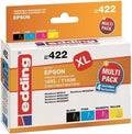 Edding EDD-422 inktcartridge 4 stuk(s) Compatibel Zwart, Cyaan, Magenta, Geel