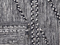 TERMAL - Laagpolig vloerkleed - Zwart - 160 x 230 cm - Katoen
