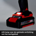 Einhell Accu Boor-/Schroefmachine TC-CD 18/35 Li Kit - Power X-Change - 18 V/Li-ion - 35 Nm - 0-550 t/min - 10 mm snelspanboorkop - Elektronische snelheidsregeling - Incl. 1x 1.5 Ah accu en lader
