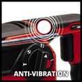 Einhell Accu Boorhamer TP-HD 18/26 Li BL Solo - Power X-Change - 18 V/Li-ion - 2,6 J - Pneumatisch slagwerk - SDS plus - 4-functies: boren/hamerboren/Beitelen met of zonder beitelslot - Incl. E-box - Excl. accu en lader