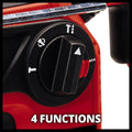 Einhell Accu Boorhamer TP-HD 18/26 Li BL Solo - Power X-Change - 18 V/Li-ion - 2,6 J - Pneumatisch slagwerk - SDS plus - 4-functies: boren/hamerboren/Beitelen met of zonder beitelslot - Incl. E-box - Excl. accu en lader