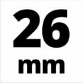 Einhell Accu Boorhamer TP-HD 18/26 Li BL Solo - Power X-Change - 18 V/Li-ion - 2,6 J - Pneumatisch slagwerk - SDS plus - 4-functies: boren/hamerboren/Beitelen met of zonder beitelslot - Incl. E-box - Excl. accu en lader