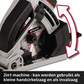 Einhell Accu Cirkelzaag TE-CS 18/165-1 Li Solo - Power X-Change - 18 V/Li-ion - 3.500 t/min - Ø89 mm - Max. Zaagdiepte: 28 mm - Incl. 2 zaagbladen - Excl. accu en lader
