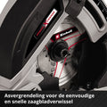 Einhell Accu Cirkelzaag TE-CS 18/165-1 Li Solo - Power X-Change - 18 V/Li-ion - 3.500 t/min - Ø89 mm - Max. Zaagdiepte: 28 mm - Incl. 2 zaagbladen - Excl. accu en lader