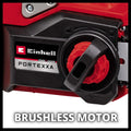 Einhell Accu Kettingzaag FORTEXXA 18/30 Li Solo - Power X-Change - 18 V/Li-Ion - Koolborstelloze motor - Zwaardlengte: 30 cm - Max. Zaaglengte: 27 cm - Excl. accu en lader