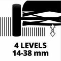 Einhell Accu Kooimesmaaier GE-HM 18/38 Li Solo - Power X-Change - 18 V/Li-Ion - 890 t/min - 38 cm - 45 L - Met accu ondersteuning of hand aangedreven - Geschikt voor 400 m² - Excl. accu en lader