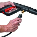 Einhell Elektrische Hogedrukreiniger TC-HP 170 - 2300 W - Max. 170 bar - 420 l/u - Incl. 10m hogedrukslang, pistool, lans, diverse sproeiers, borstel, schuimsproeier en terrasreiniger met reservoir