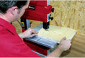 Einhell Lintzaag TC-SB 200/1 - 250 W - 1400 t/min - Uitlading: 200 mm - Zaaglint: 1400x6,4 mm - Aantal tanden: 6/25 mm - Zaaghoogte: 90°/45°: 80/45 mm - Afzuigadapter: Ø36 mm - Incl. Parallelaanslag en Duwstok