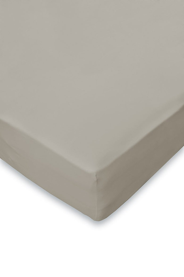 Eleganzzz Hoeslaken Jersey Stretch 35cm Hoekhoogte - Mushroom - Hoeslaken 90x210/220cm - 100x200cm - Eenpersoons - 100% Katoen - Hoeslakens