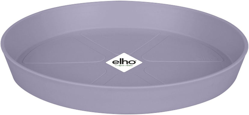 Elho Loft Urban Schotel Rond 24 - Schotel voor Buiten - Ø 24.4 x H 3.4 cm - Lavendel lila