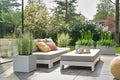 Elho Vivo Next Lang 80 - Plantenbak voor Binnen & Buiten Rechthoekig - 100% Gerecycled Plastic - L 78.0 x H 37.9 cm - Living concrete