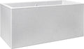 Elho Vivo Next Lang 80 - Plantenbak voor Binnen & Buiten Rechthoekig - 100% Gerecycled Plastic - L 78.0 x H 37.9 cm - Living concrete