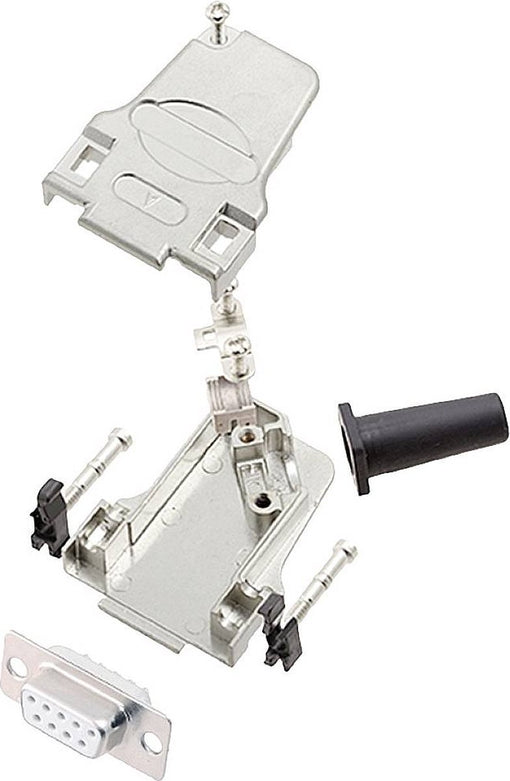 encitech D45ZF09-DMS-W-K 6355-8047-11 D-sub female connectorset 45 ° Aantal polen: 9 Soldeerkelk 1 stuk(s)