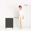 Brabantia Bo Touch Bin Hi Prullenbak - 60 liter - Soft-touch openingssysteem - Matt Black