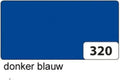 Etalagekarton folia 48x68cm 380gr nr320 donkerblauw | 10 stuks