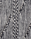 TERMAL - Laagpolig vloerkleed - Zwart - 160 x 230 cm - Katoen