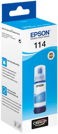 Epson EcoTank 114 - Inkjet Inktfles - Normaal rendement 70 ml - Cyaan