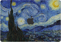 Lunso Geschikt voor MacBook Air 13 inch (2018-2020) cover hoes - case - Van Gogh Sterrennacht