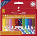 Faber-Castell waskrijt - GRIP Jumbo - 12 stuks - FC-122540