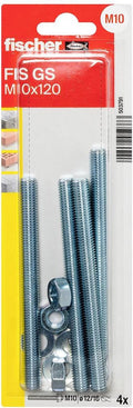 Fischer FIS GS draagstangen - M10x120Kmm - verzinkt (Per 4 stuks)