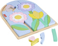 Fisher-Price Houten Bloemenpuzzelblokken - Vormenpuzzel