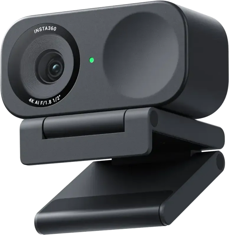 Insta360 Link 2C - 4K Webcam - AI Autofocus en Ruisonderdrukking - Zwart