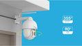 Foscam SD8P Beveiligingscamera - 4K/8MP - Dual-Band - WiFi - PTZ - Buiten Beveiligingscamera - Zwart