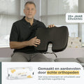 COMFYCENTRE® Zitkussen - Orthopedisch Wigkussen - Ergonomisch Traagschuim - Zwart