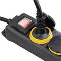 Hama Stekkerdoos, 4-voudig, met schakelaar, spatwaterdicht, IP44, 2m