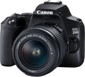 Canon EOS 250D - Spiegelreflexcamera - 24,1MP 4K video - Zwart