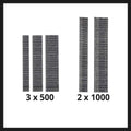 Einhell TC-PN 50 - Pneumatische Tacker - 2-in-1 voor nieten en spijkers - Inclusief 500 nietjes en 1000 spijkers