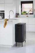 Brabantia Bo Touch Bin Hi Prullenbak - 60 liter - Soft-touch openingssysteem - Matt Black