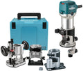 Makita RT0702CX3J - Boven- en kantenfrees - 710W 230V - 35mm freesdiepte - 10000-30000rpm