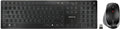 Cherry DW 9500 SLIM - Toetsenbord - Draadloos + Bluetooth - Qwertz DE - Zwart Grijs