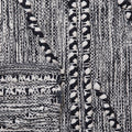 TERMAL - Laagpolig vloerkleed - Zwart - 160 x 230 cm - Katoen