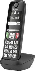 Gigaset A735 Systeem - Draadloze eenvoudiging telefoon voor senioren - Verlichte toetsen - Praktische in gebruik met handsfree functie - Compatibel met gehoorapparaat Zwart