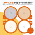 Goliving Tafellamp Oplaadbaar – Draadloos en dimbaar – Moderne touch lamp – Nachtlamp Slaapkamer – 38 cm – Goud