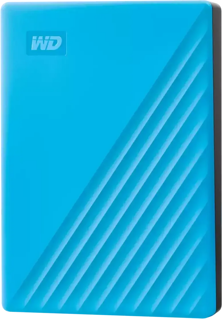 WD My Passport - Externe HDD 6TB - Wachtwoordbeveiliging - Blauw (2024)