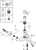 GROHE Start Badmengkraan - Inclusief Omstelling - Matte Black